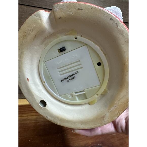 Ceramic Lighted LED Christmas Tree Battery Operated Lights Up 12” - Picture 7 of 7